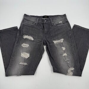 Levi's Women's Gray Distressed Bootcut‎ Jeans Size 7